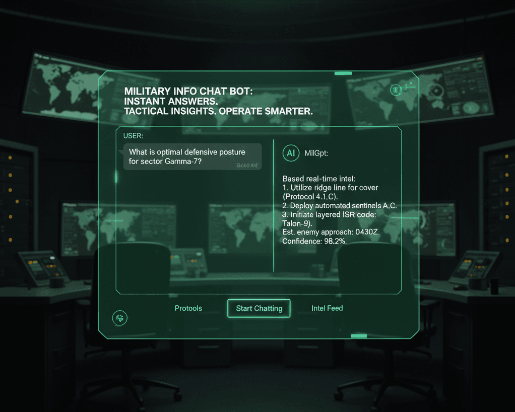 Military Info Chat Bot feature image