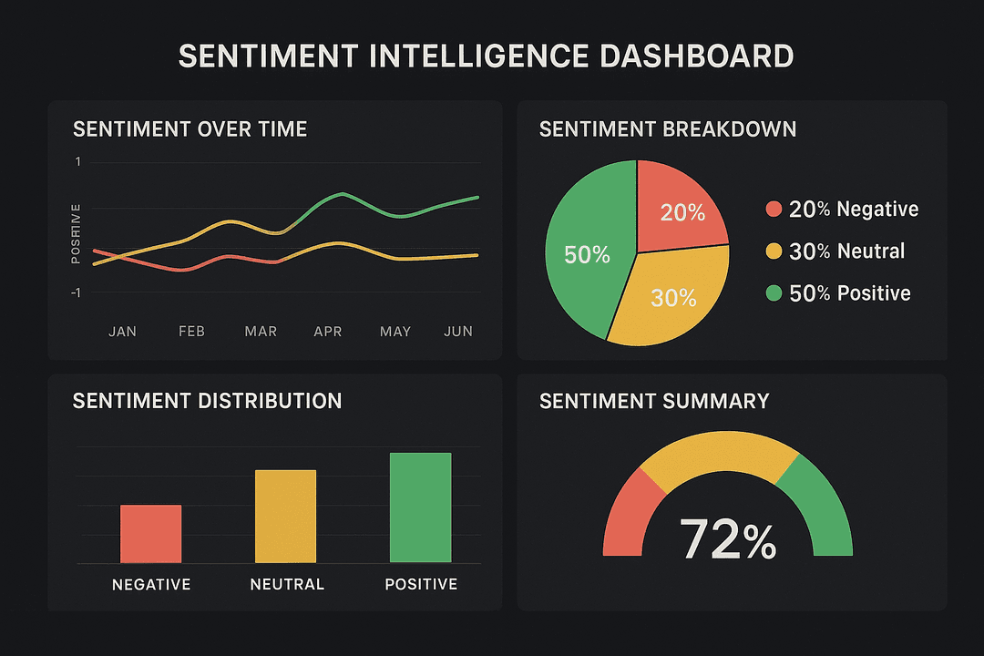 Sentiment Intelligence Dashboard feature image